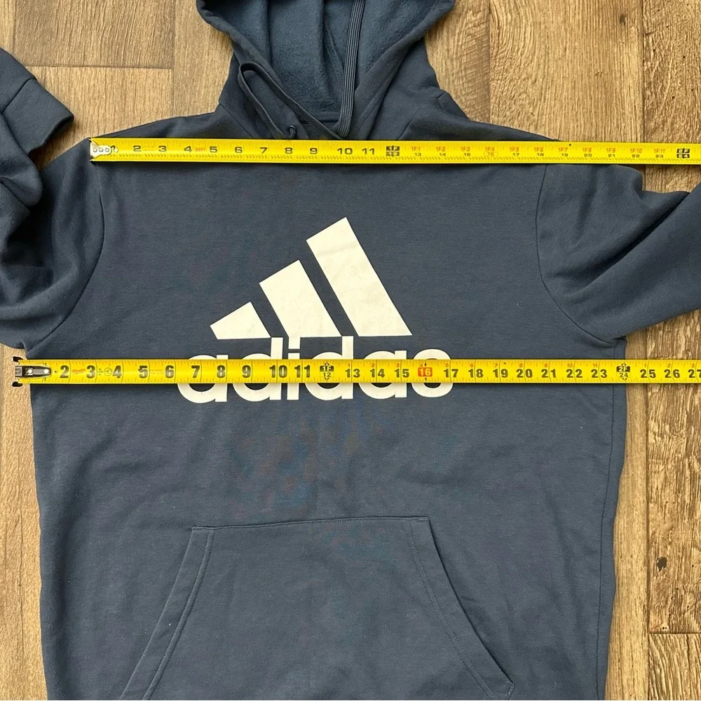 Adidas Golf Hoodie Adult Size L Logo Navy Blue Pullover Soft